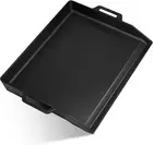 18 Inch Cast Iron Griddle, Large Flat Top Plate for Gas Grills and Range Oven, U