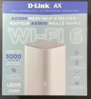 D-Link Mesh Wi-Fi 6 Router AX1800 NEW