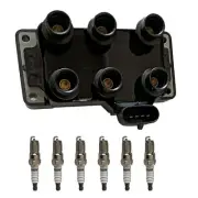 Ignition Coil & IRIDIUM Spark Plug Kits SP432 for Ford Taurus 1996-2000 Mazda (for: Mazda)