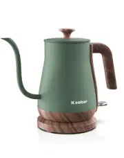 Gooseneck Electric Kettle, Electric Tea Kettle Stainless Steel, Pour over ket...
