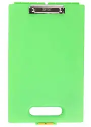 Dexas 1717-J85 Clipcase Storage Clipboard with Handle, Lime Green