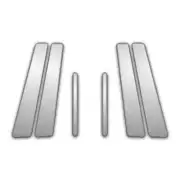 6Pc Chrome Pillar Side Covers for 06-09 Lincoln Zephyr