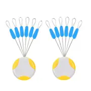 20 Pcs Non-damaging Anti-sub-thread Stops Anti-tangle Bean Silicone Ring