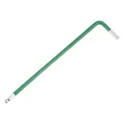 Ball End Hex Key Wrench, 2.5mm l Shape Long Arm S2 Steel Repair [Green]