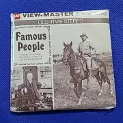 SEALED B793 Old-Time Stereo Famous People From B&W view-master 3 Reels Packet