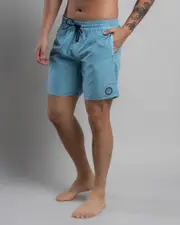[Volcom] Volcom Men's Center Trunk 17" Board Shorts in Sea Blue Size XL XL Sea Blue