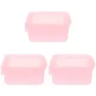 3 Pieces Double Layer Soaking Bowl Nail Supplies Plastic Manicure
