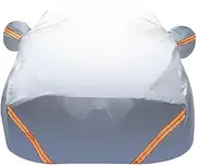 Car Cover for Lexus is 250 2005-2015 | Custom Outdoor All Weather Protection，Windproof Snowproof UV Protection with Zip and Cotton Lined (Color : Silver)