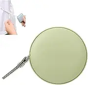 GAILY YOUTH Soft Measure Tape Body Measuring Tape 150cm, Dual Scale Sewing Tape Measure, Retractable Measuring Tape for Body Measurement Fitness Sewing (Round Green)