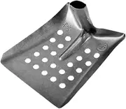 Perfk Metal Sifting Spade Mud Spade Sand Digger Scoop Practical Drain Spade Sewer Cleaning Tool for Backyard Home Hiking Camping, Square, 27x21x16.5cm