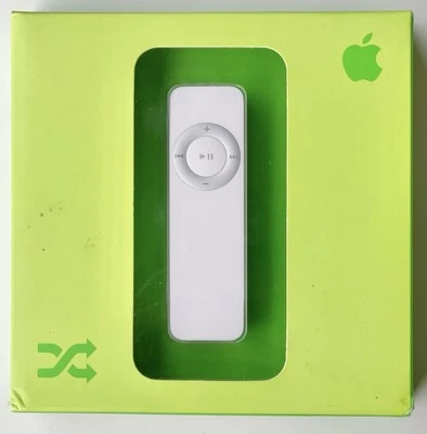 Apple iPod Shuffle 1st Generation White PC + Mac 240 Songs 1 GB M9725LL/A New