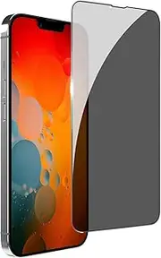 ZUSLAB Privacy Screen Protector for iPhone 13 Mini 5.4" Tempered Glass Flim Case Friendly 9H Hardness Anti Spy
