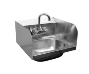 GSW USA HS-2017S Extra Wide Wall Mount Hand Sink Splash Guards No Lead Faucet