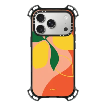iPhone 17 Pro Bounce Case MagSafe Compatible Lemons by Poketo