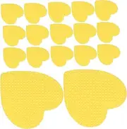 Pcs Heart-shaped Nail Polish Remover Pads Lash Extension Cleaning Supplies Soft Cotton Travel Salon Use
