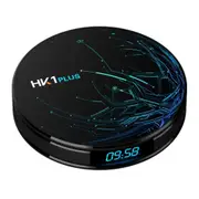 4K UHD Smart TV Box with Remote Controller, Android 8.1 Amlogic S905X2 Quad Core ARM Cortex A53 2GHz, 4GB+64GB, Support Dual Band WiFi & AV & HDMI & RJ45 & TF Card (Black)