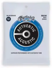 Martin Authentic Acoustic Guitar Strings - Bluegrass MA240