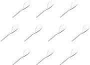Set of 10 Heart Ceramic Rhombus Curry Spoons [ 7.2 x 1.6 Inches ] | Spoon Reinforced Porcelain Setomonohonpo