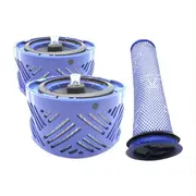 2-pack Rear Filter Core & Pre-filter for Dyson V6 Vacuum Accessories