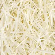 250 g Shredded Tissue Paper Raffia Hamper Shreds Shredded Tissue Paper Filling Material for DIY Party Gift Decoration and Basket Filling (Cream White)