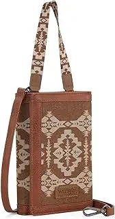 [Montana West] Wrangler Wristlet Purses for Women Aztec Western Clutch Wallet Phone Purse Handbag