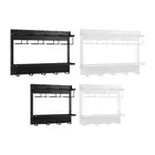 2-in-1 Fridge Cup Holder Wall-mounted Cup Storage Holder Easy Installation