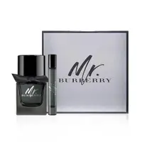 在飛比找PChome24h購物優惠-Burberry Mr. Burberry 男性淡香精禮盒(