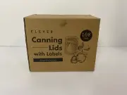 128-Count, Regular Mouth Canning Lids for Ball with labels, Kerr Jars