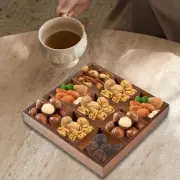 Serving Tray Decorative 9 Compartment Sushi Plate for Bread Appetizers Fruit