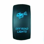 POLARIS RZR XP 1000 BLUE ROCKER SWITCH LASER ETCHED OFFROAD LIGHTS OFFROAD