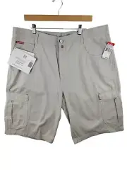 Ecko Unltd Mens Shorts Size 40 GI Cargo Hip Hop Y2K Baggy Tan/Beige ARMY Man Fig