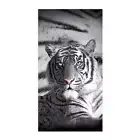 NNEDSZ Just Home Blue Eyes Stripes Tiger Bath Beach Towel