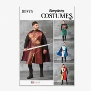 UniCraft Shields & Capes Sewing Kit, Code S9775, One Size Fits Most Adults, Mult