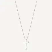 The Cross Men's Silver Necklace