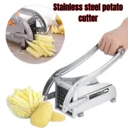 Stainless Steel Manual Potato Vege Cutter French Fries Slicer Chips Maker