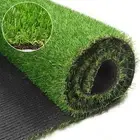 Artificial Turf Grass 4 Ft X 6 Ft, Realistic Fake Grass Rug with Drainage Holes,