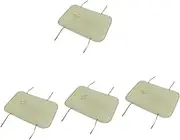 Amosfun 4pcs Summer Cushion Cover Straw Mat Pillow Case Sofa Pillow Cover Decorative