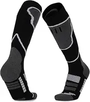 [Generic] Ski Socks Knee High Casual Boot Socks Hiking Socks Winter Snow d Thermal Socks Womens Mens for Skiing 333 C