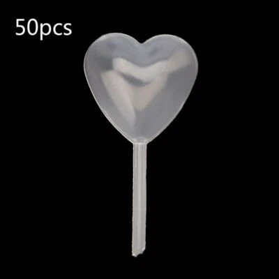 Pack of 50pcs Plastic Droppers Cute Plastic Pipettes Jewelry Making Tool 4ml