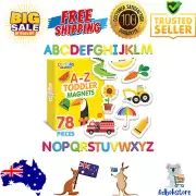 Kids Gift Magnetic Letters Set Of 52 Foam Picture 26 Uppercase Alphabet A-Z Gift