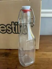 Set of 6-8.5oz Swing Top Glass Bottles - Flip Top Bottles for Kombucha Brew....