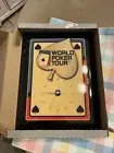 Authentic WORLD POKER TOUR Wall Clock Ace of Spades Battery Opperated NIB