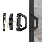 Sliding Door Lock Handle Security Door Locks Set with Keys