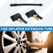1 Set 6.30" Tire Inflator Extension Tube with Air Chuck 0.305inx32TPI for Car