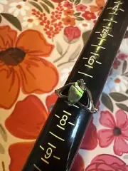 NWT Fragrant Jewels LOTERIA LA MANO Abalone Silver Ring Size 7