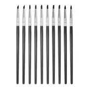 10pcs Clay Sculpting Tool Set Clay Sculpting Rubber Tip Shaping Pen Black