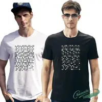 在飛比找momo購物網優惠-【Crocodile】男時尚幾何印花短袖T恤(黑色/白色)
