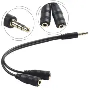 Audio Spliter Adapter Cable Headphone Jack Mp4 Y Tablet Smartphone High Quality