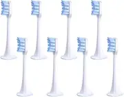 Replacement Toothbrush Head, Compatible With MIJIA T300 T500 Sonic Electric Toothbrush(8pcs Green)