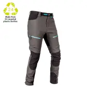 Hunters Element Boulder Trouser Womens Water-resistant Outer And High Loft Fleece Inner - Grey/black #he08870 [size 14]
